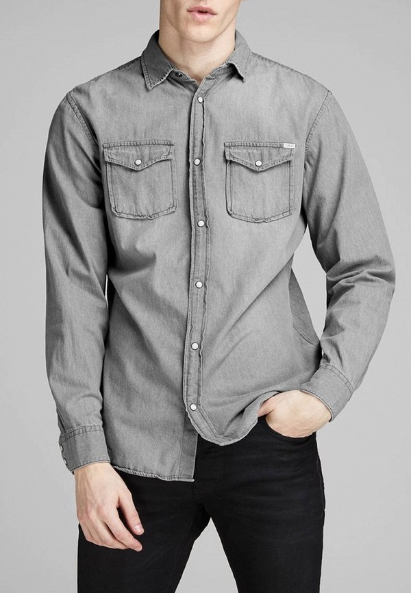 

Рубашка джинсовая Jack & Jones, Серый