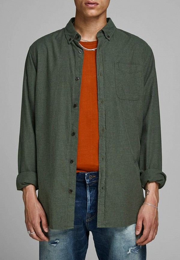 

Рубашка Jack & Jones, Хаки, Jack & Jones JA391EMFKFP8