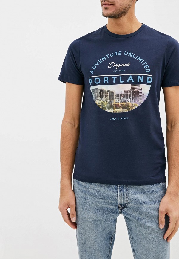 

Футболка Jack & Jones, Синий