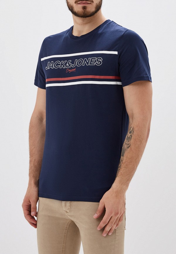 

Футболка Jack & Jones, Синий, Jack & Jones JA391EMFKFT5