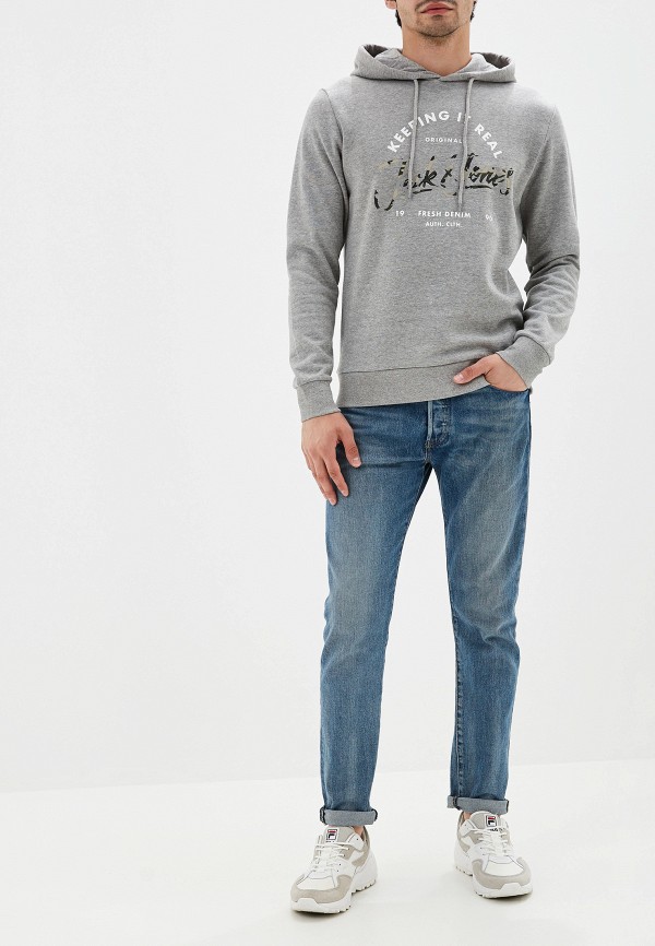

Худи Jack & Jones, Jack & Jones JA391EMFKFV3, Серый