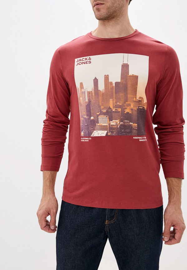 

Лонгслив Jack & Jones, Бордовый