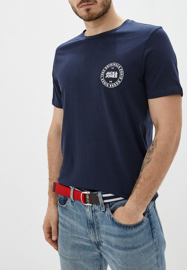 

Футболка Jack & Jones, Синий, Jack & Jones JA391EMFKFY6