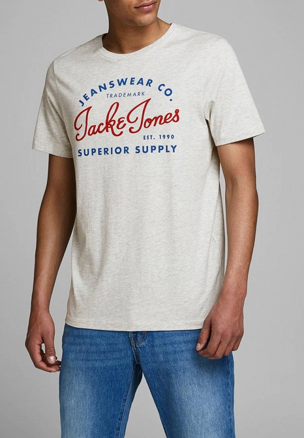 

Футболка Jack & Jones, Серый, Jack & Jones JA391EMFKGG6