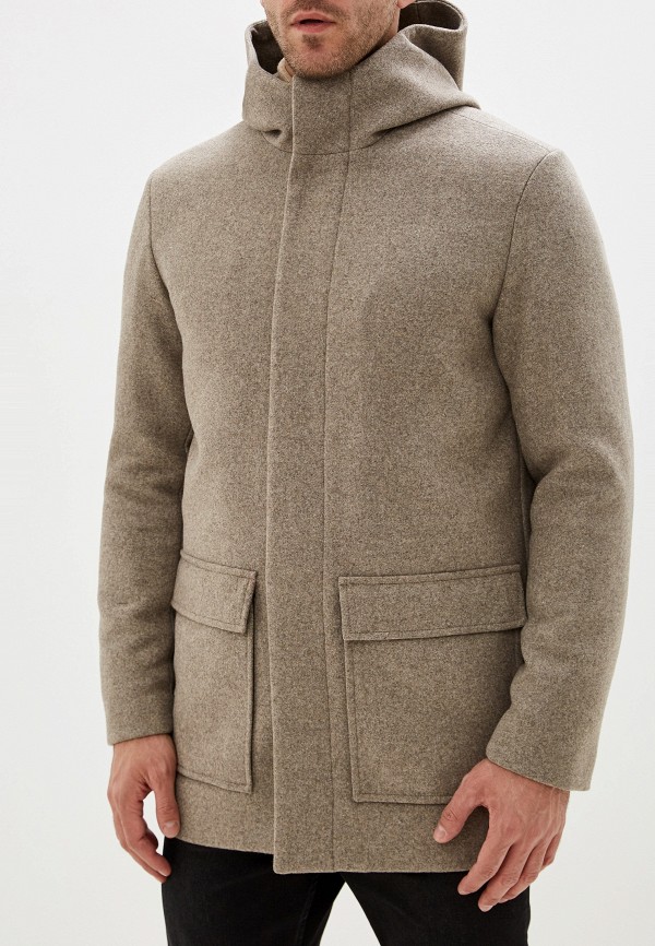 

Пальто Jack & Jones, Бежевый, Jack & Jones JA391EMFKGL3