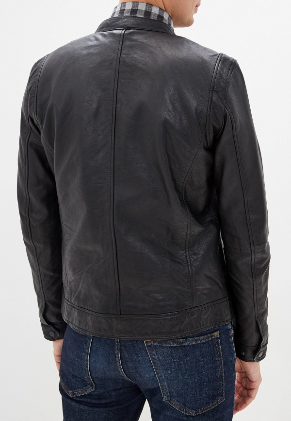

Куртка кожаная Jack & Jones, Черный