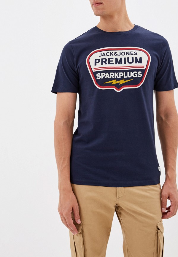 

Футболка Jack & Jones, Синий, Jack & Jones JA391EMFKHC9