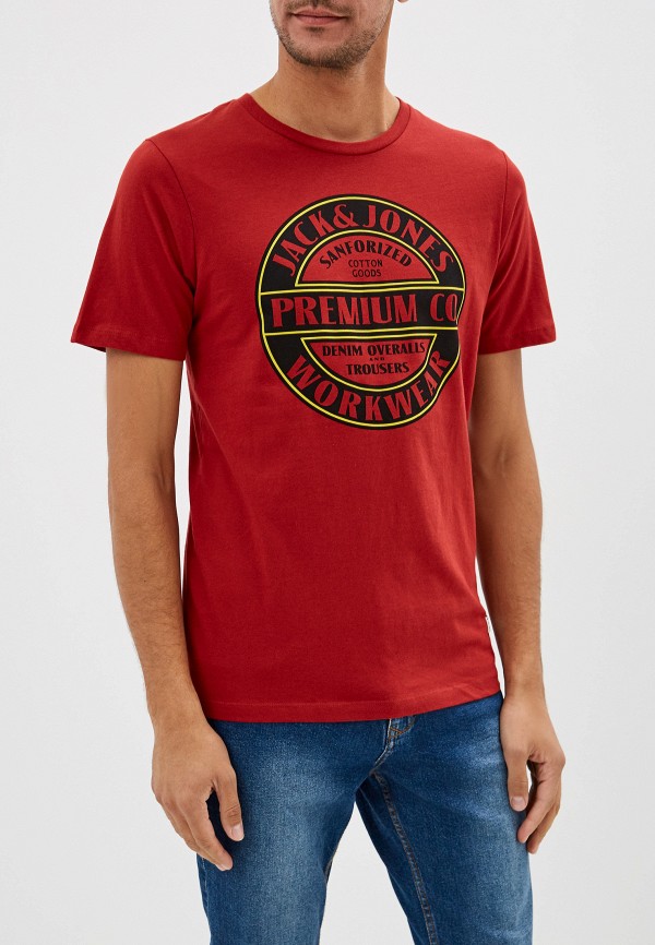 

Футболка Jack & Jones, Бордовый