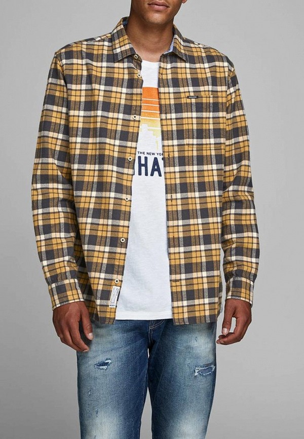 

Рубашка Jack & Jones, Желтый, Jack & Jones JA391EMFYQF8