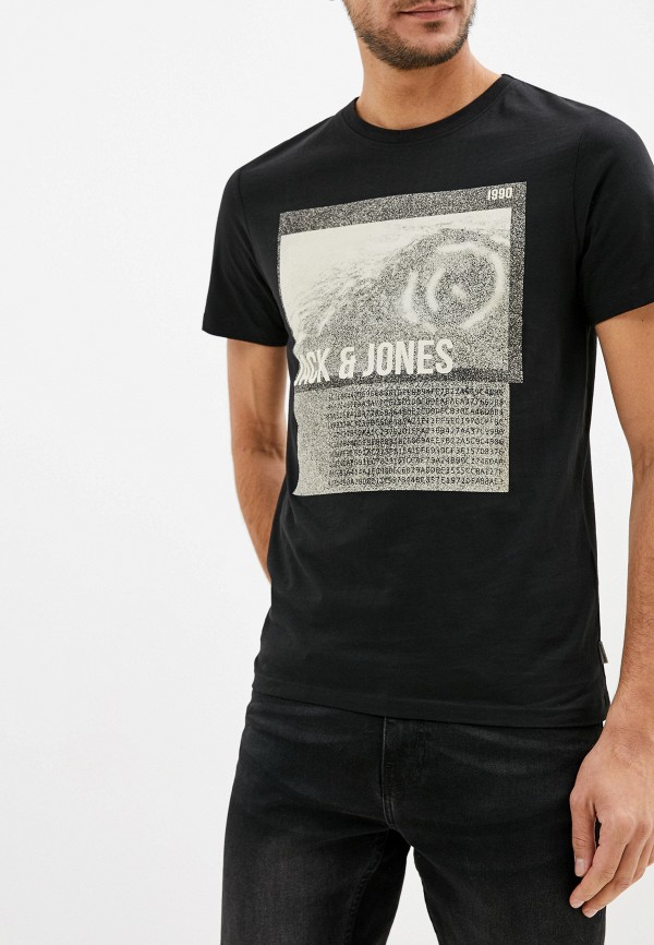 

Футболка Jack & Jones, Черный, Jack & Jones JA391EMFYQJ2