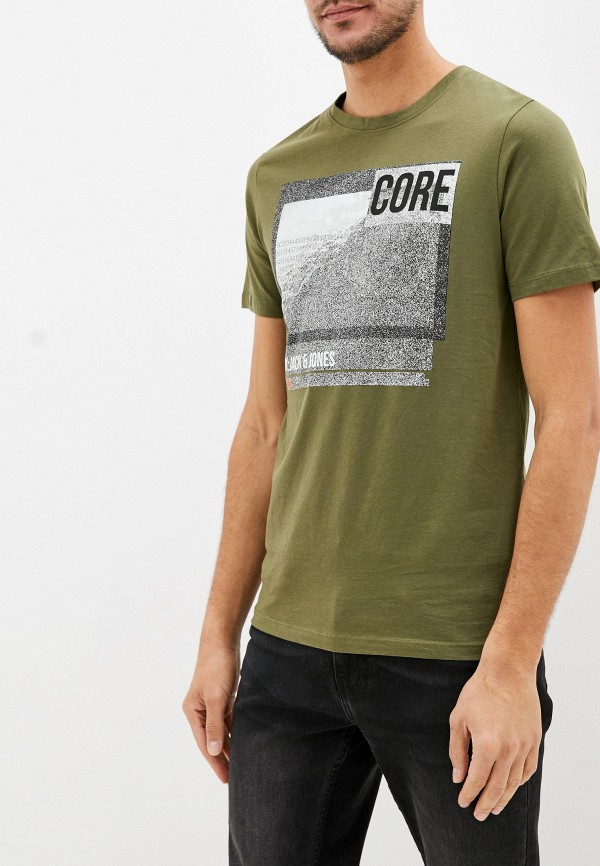 

Футболка Jack & Jones, Хаки, Jack & Jones JA391EMFYQJ5