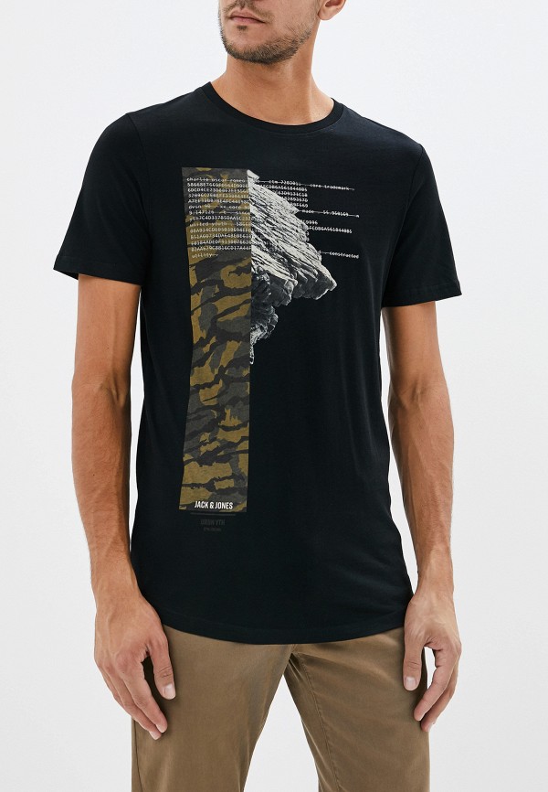

Футболка Jack & Jones, Черный, Jack & Jones JA391EMFYQK4
