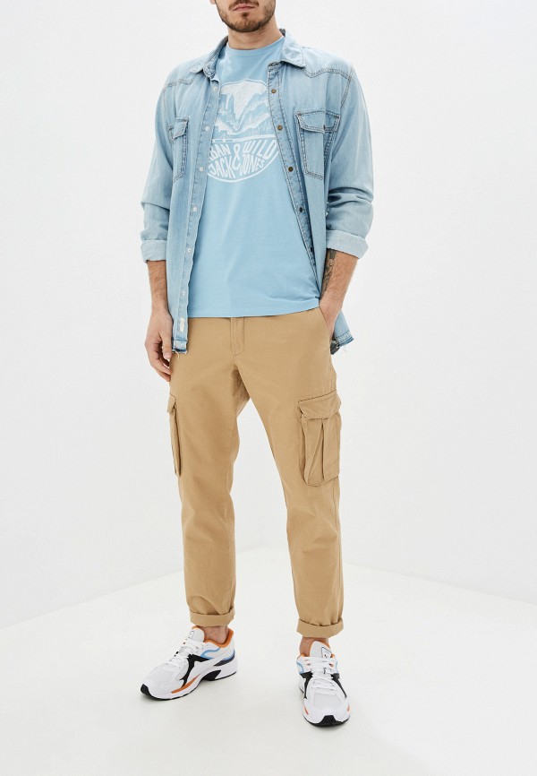 

Футболка Jack & Jones, Jack & Jones JA391EMFYQM6, Голубой