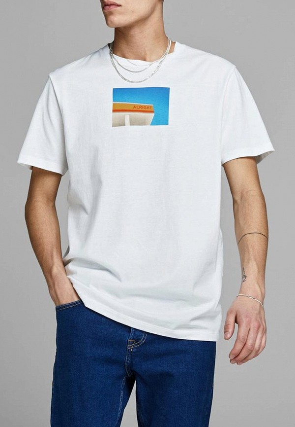 

Футболка Jack & Jones, Белый, Jack & Jones JA391EMFYQM9