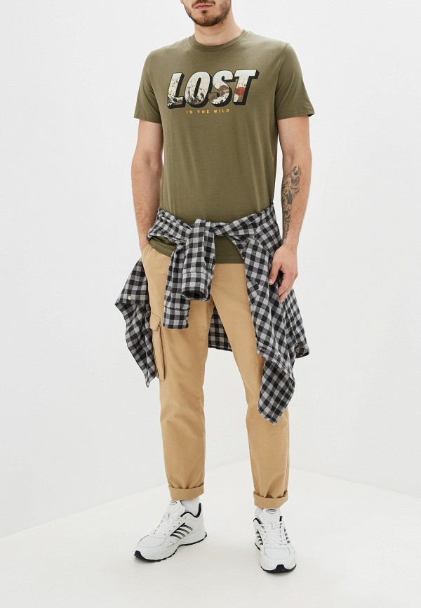 

Футболка Jack & Jones, Jack & Jones JA391EMFYQO2, Хаки