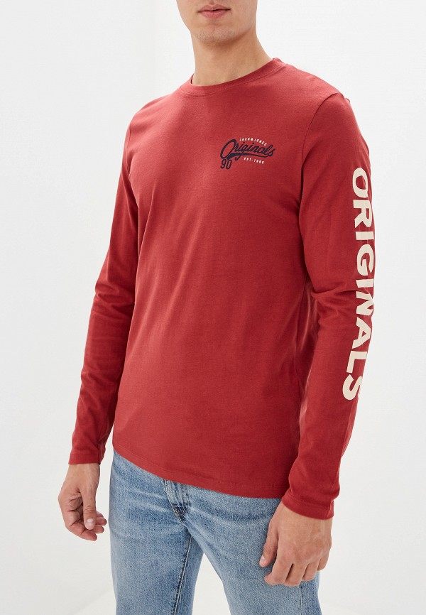 

Лонгслив Jack & Jones, Jack & Jones JA391EMFYQS0, Бордовый