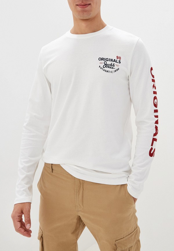 

Лонгслив Jack & Jones, Белый