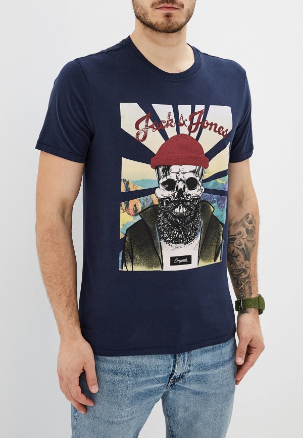 

Футболка Jack & Jones, Синий