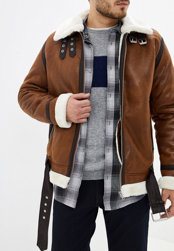 

Дубленка Jack & Jones, Коричневый, Jack & Jones JA391EMFYRB4