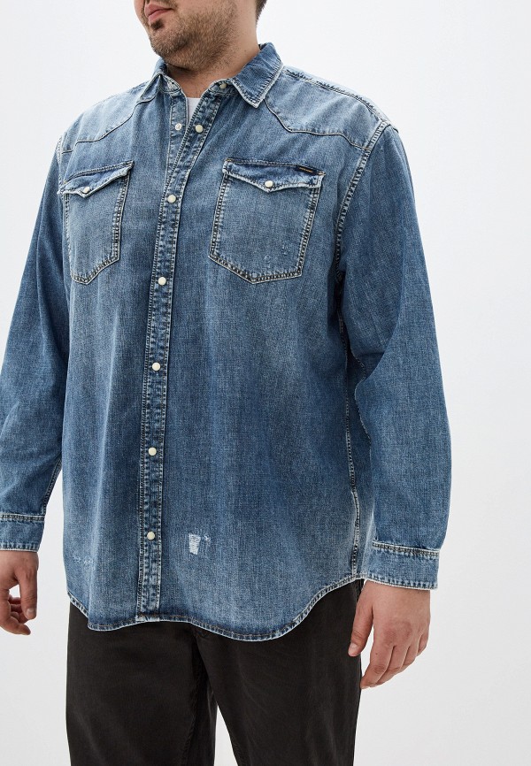 

Рубашка джинсовая Jack & Jones, Голубой
