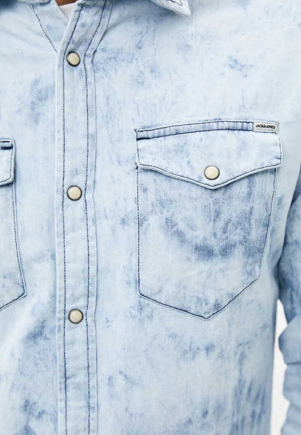 

Рубашка джинсовая Jack & Jones, Голубой, Jack & Jones JA391EMHSVA9