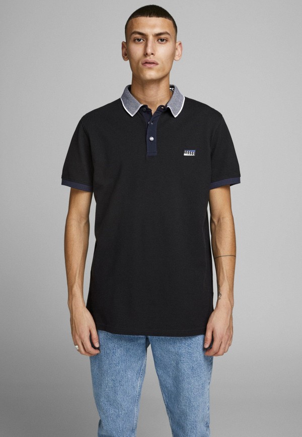 

Поло Jack & Jones, Черный, Jack & Jones JA391EMHSVB4