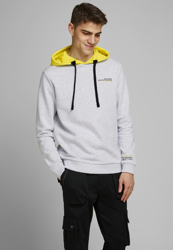 

Худи Jack & Jones, Серый, Jack & Jones JA391EMHSVB7
