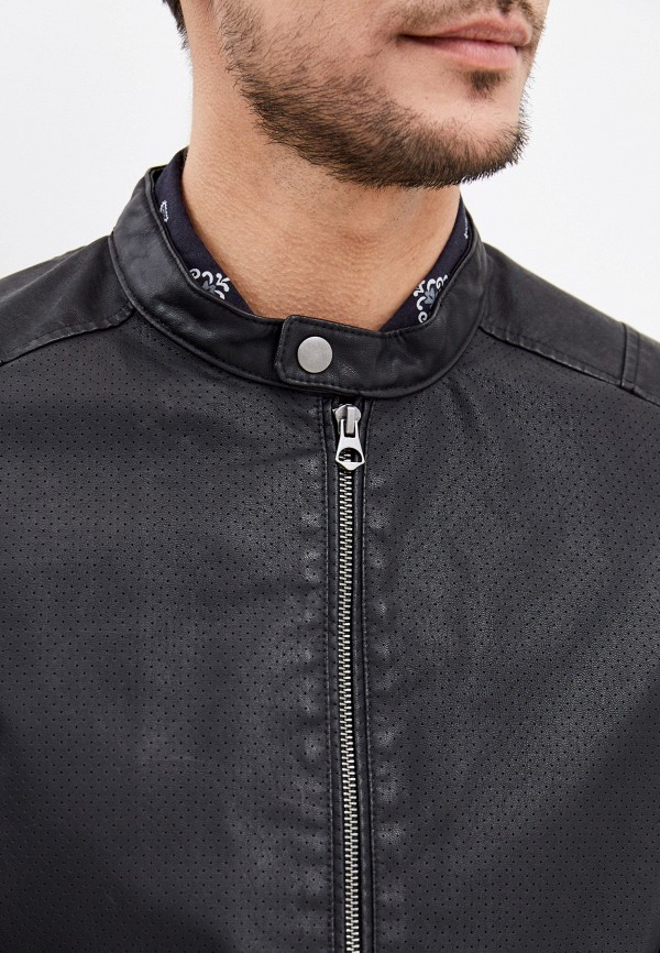 

Куртка кожаная Jack & Jones, Черный