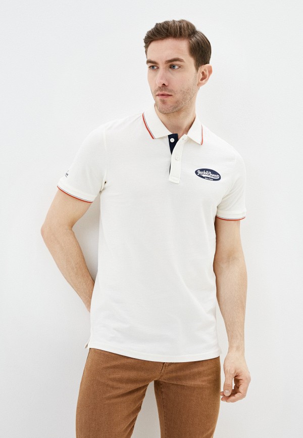 

Поло Jack & Jones, Белый, Jack & Jones JA391EMHSWA1