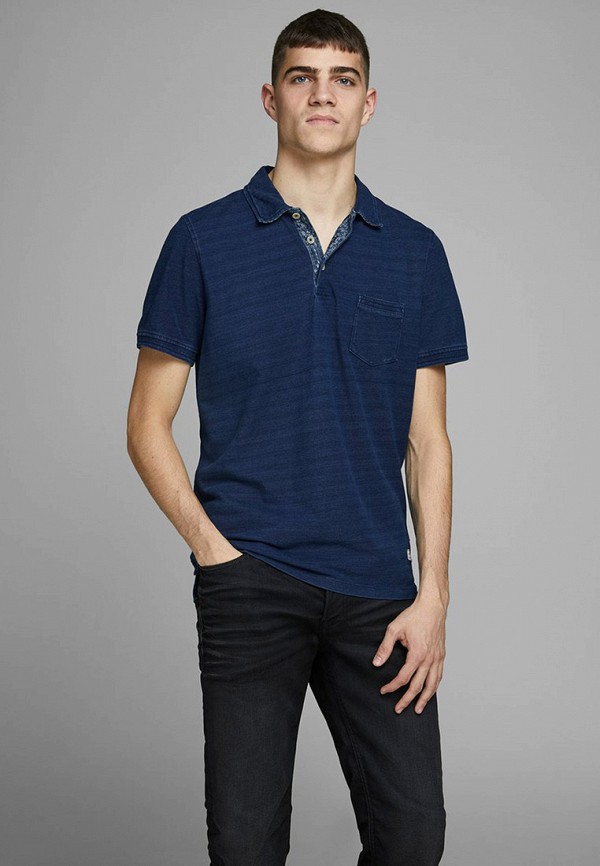 

Поло Jack & Jones, Синий