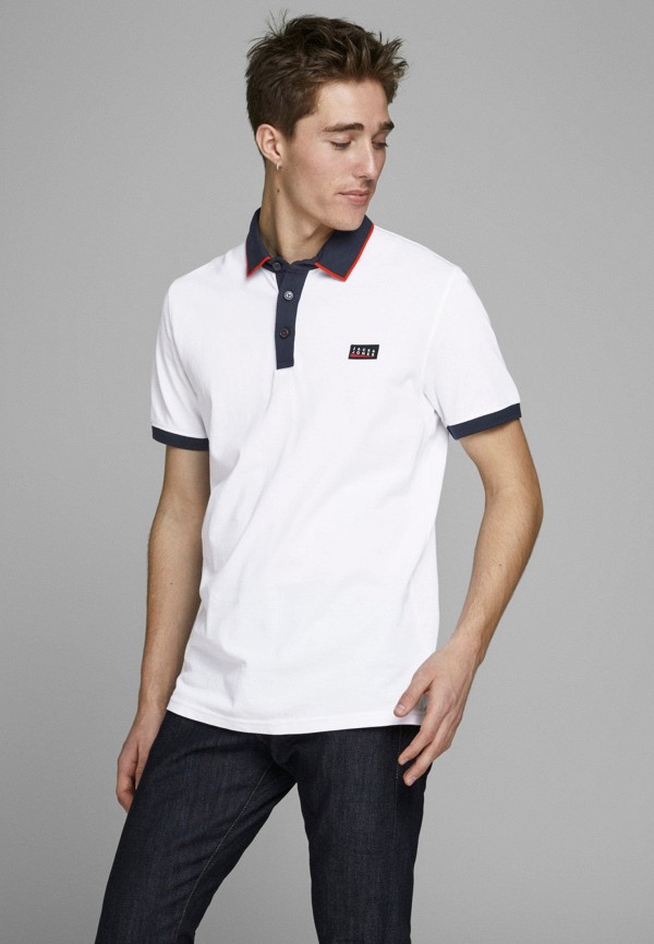 

Поло Jack & Jones, Белый