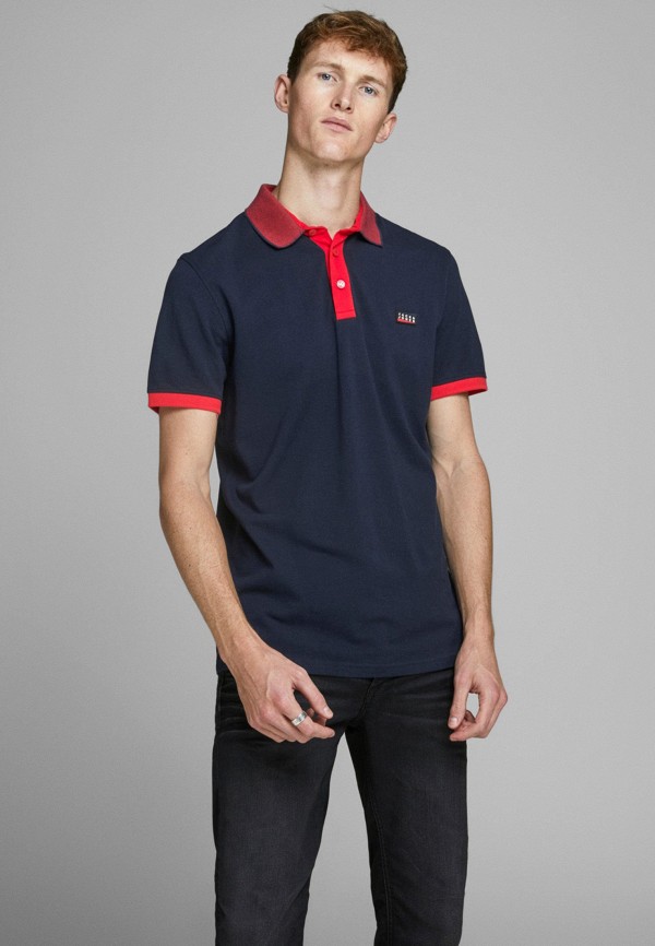 

Поло Jack & Jones, Синий