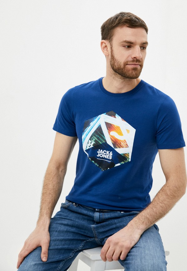 

Футболка Jack & Jones, Синий, Jack & Jones JA391EMHSWJ4