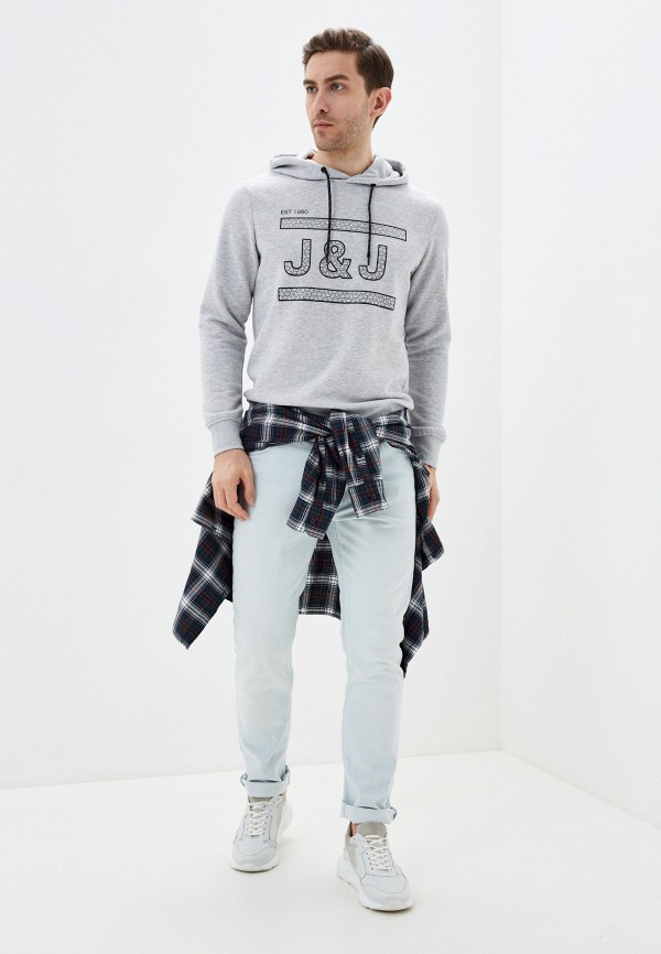 

Худи Jack & Jones, Серый, Jack & Jones JA391EMHSWJ5