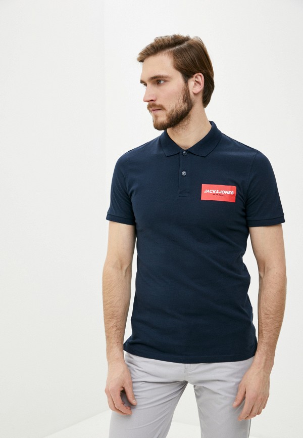 

Поло Jack & Jones, Синий