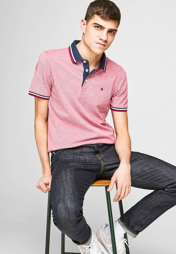

Поло Jack & Jones, Розовый