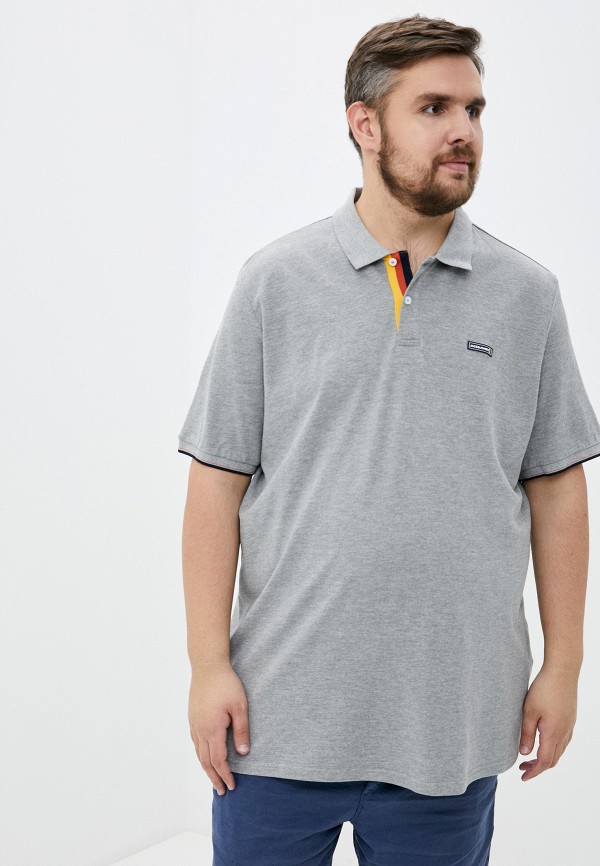 

Поло Jack & Jones, Серый, Jack & Jones JA391EMIPAC5