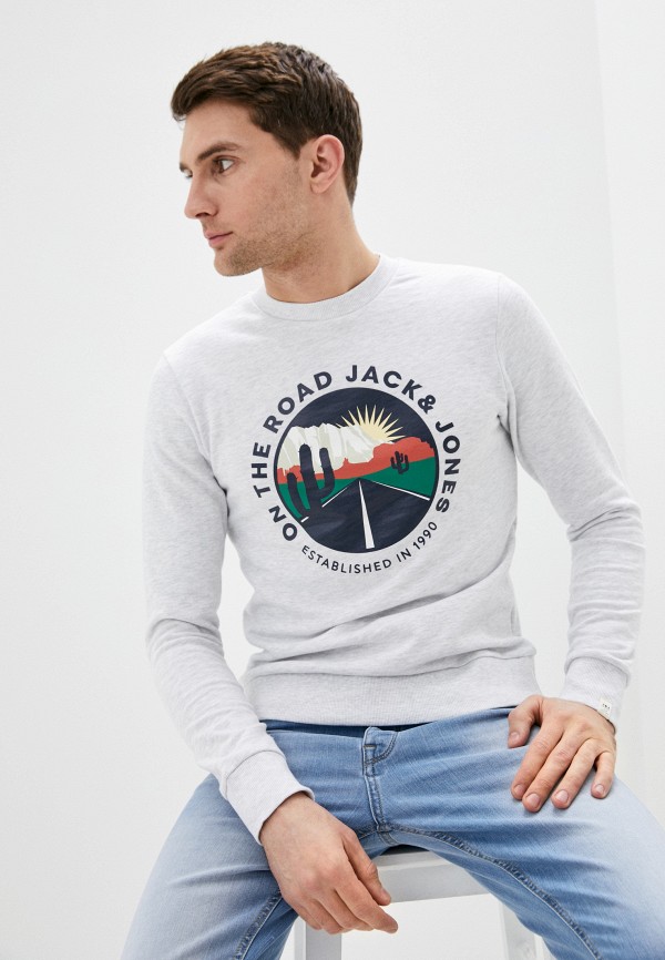 

Свитшот Jack & Jones, Серый