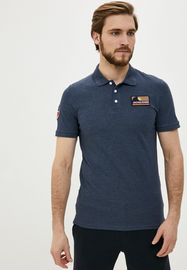 

Поло Jack & Jones, Синий