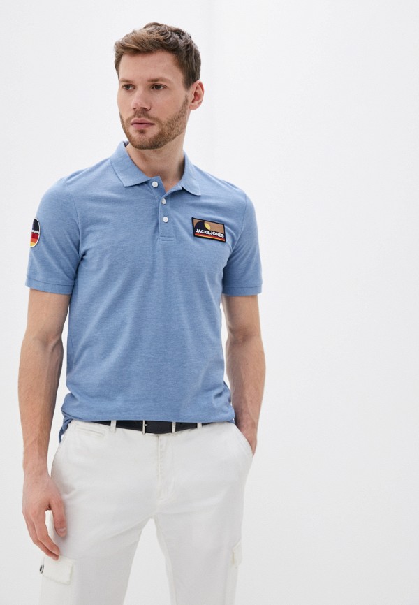 

Поло Jack & Jones, Голубой