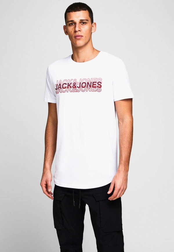 

Футболка Jack & Jones, Белый, Jack & Jones JA391EMJCGO8