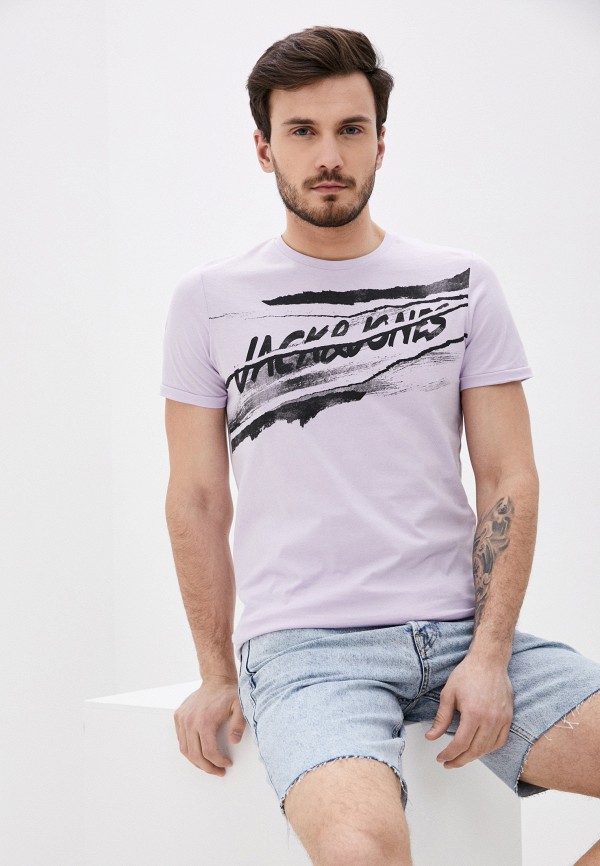 

Футболка Jack & Jones, Фиолетовый, Jack & Jones JA391EMJCGS1