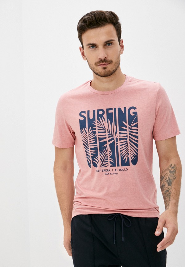 

Футболка Jack & Jones, Розовый