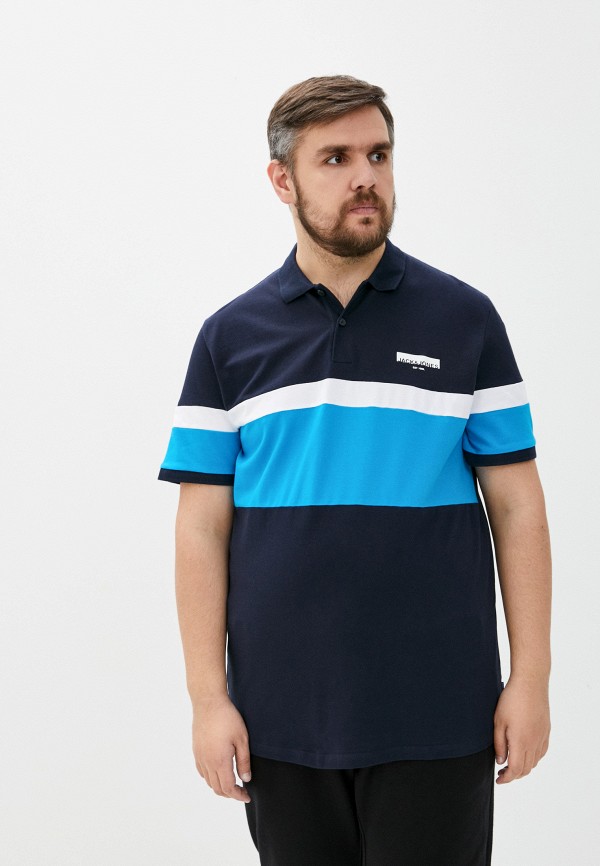 

Поло Jack & Jones, Синий