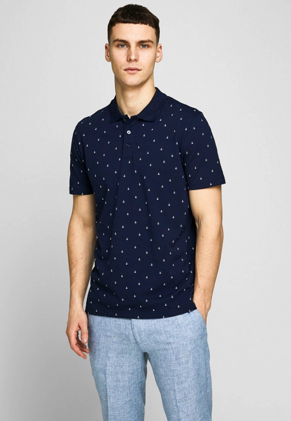 

Поло Jack & Jones, Синий, Jack & Jones JA391EMJCGU7