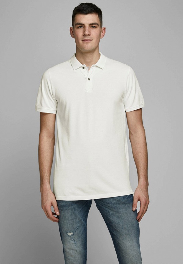 

Поло Jack & Jones, Белый, Jack & Jones JA391EMJCKO3