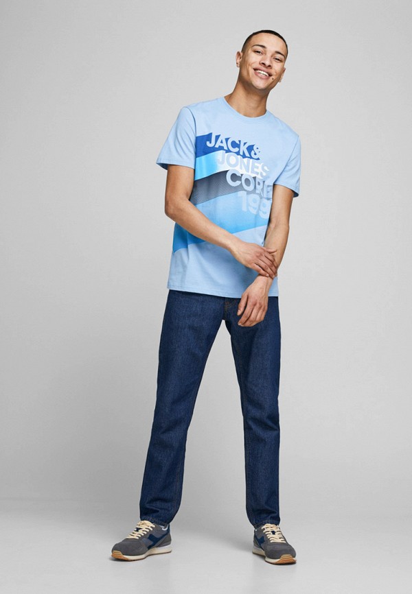 

Футболка Jack & Jones, Голубой, Jack & Jones JA391EMJCSS4