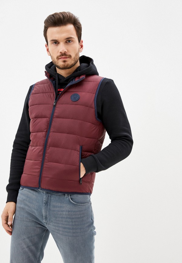 

Жилет утепленный Jack & Jones, Бордовый