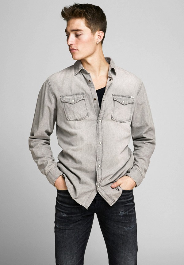 

Рубашка Jack & Jones, Серый