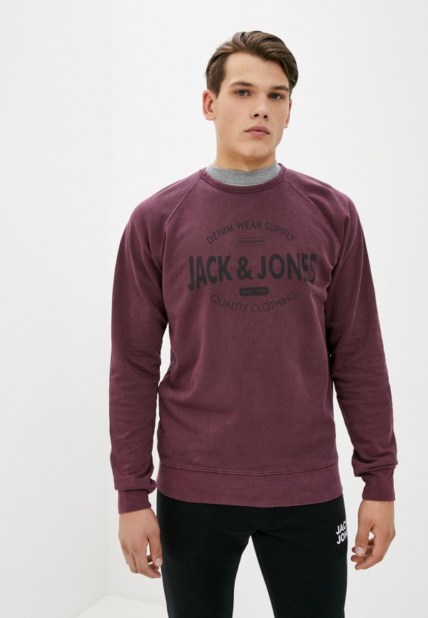 

Свитшот Jack & Jones, Бордовый